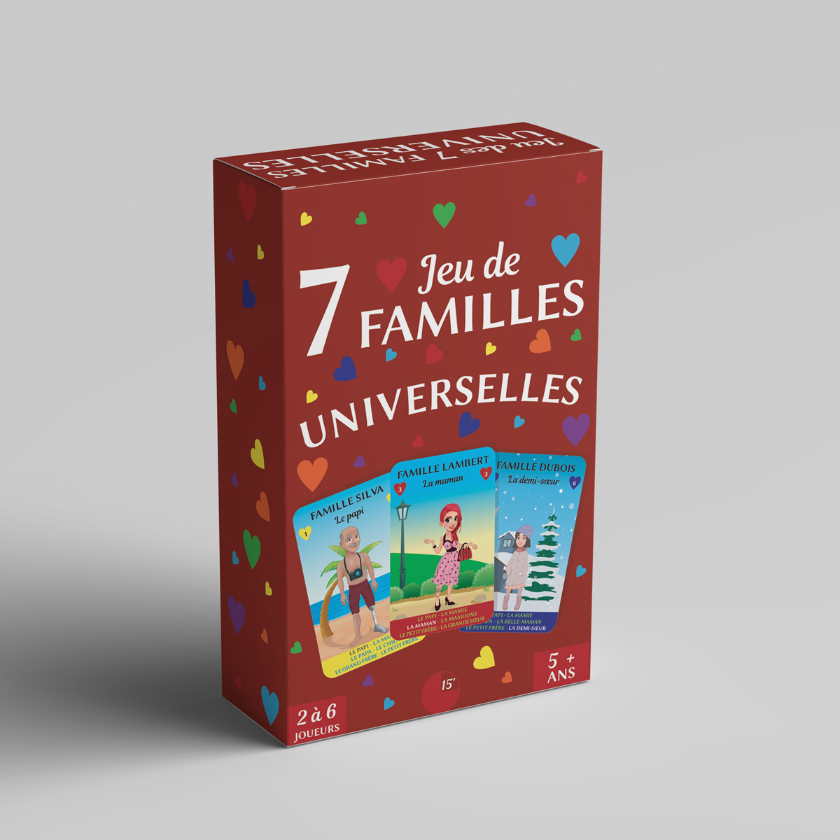 1 Jeu de7 FAMILLES UNIVERSELLES - Jeu de 7 familles Universelles