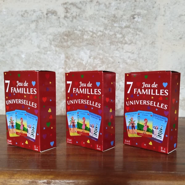 pack 3 jeux de 7 familles Universelles